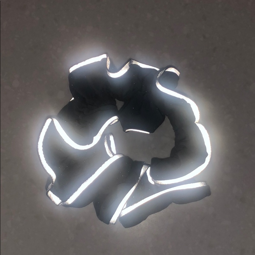 blue lululemon scrunchie